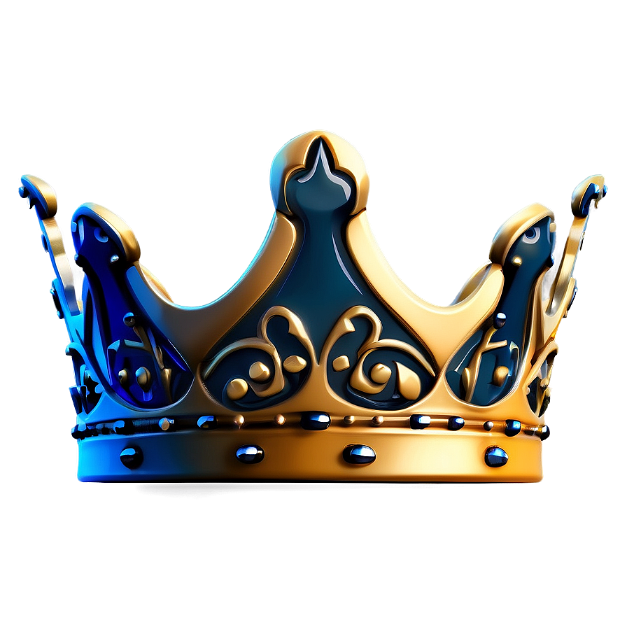 Silhouette Queen Crown D PNG Image