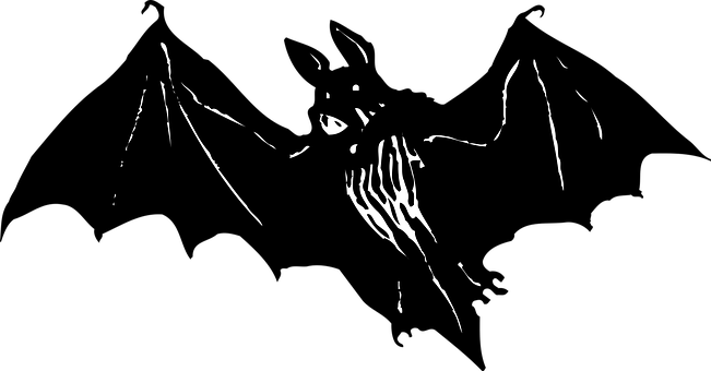 Silhouetted Batin Darkness PNG Image