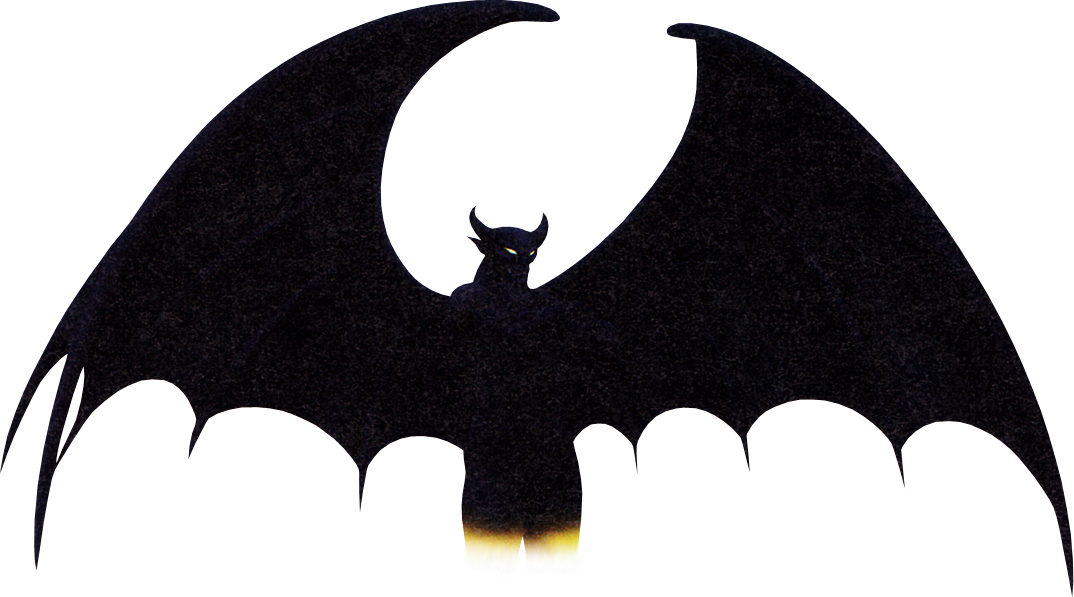 Silhouetted_ Dragon_with_ Glowing_ Eyes PNG Image