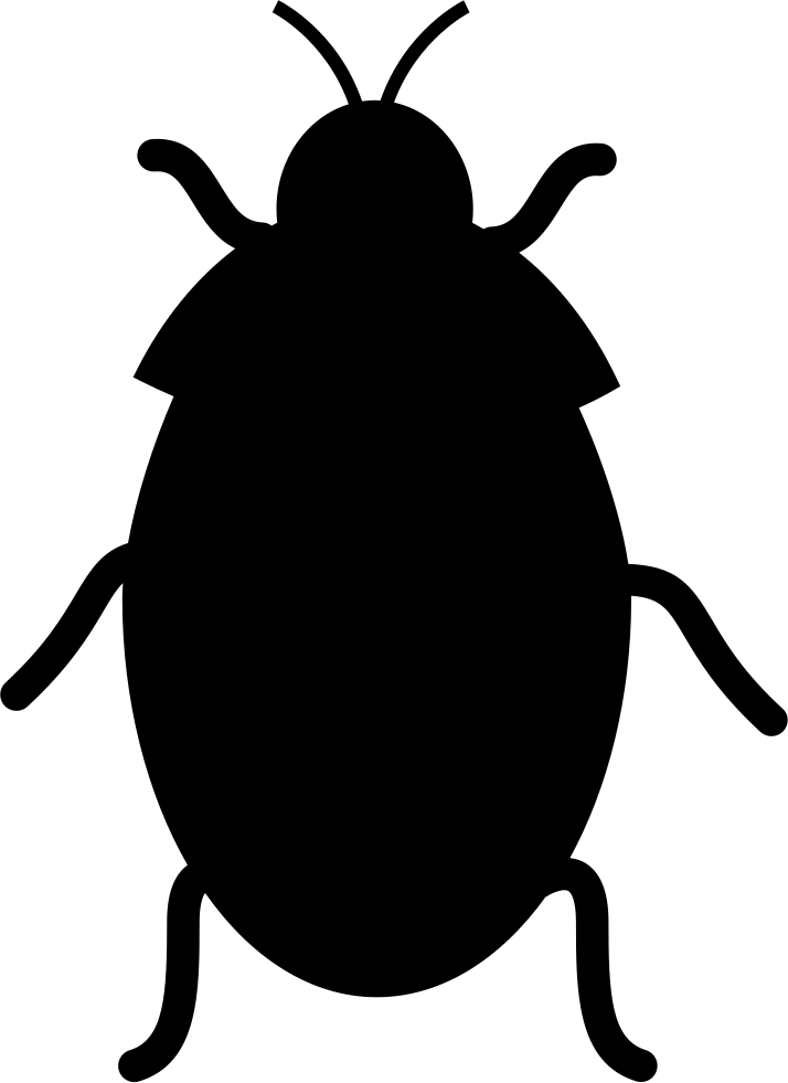 Silhouetteof Insect PNG Image