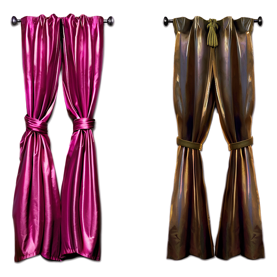 Silk Curtains Png Wdf PNG Image