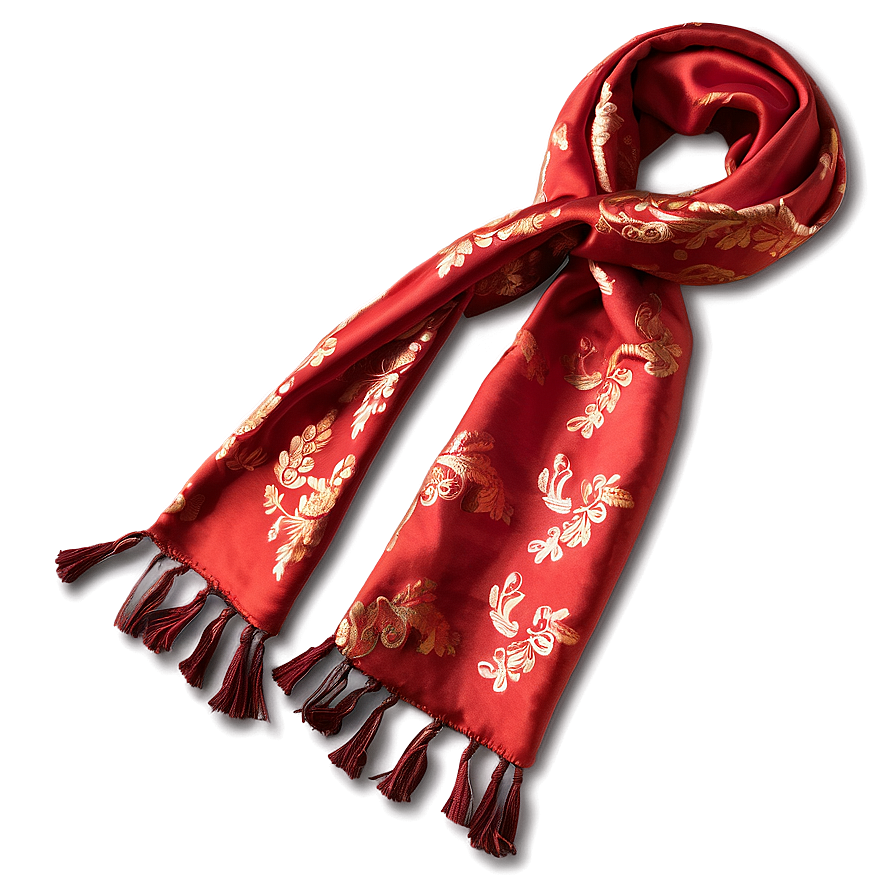 Silk Red Scarf Png 98 PNG Image