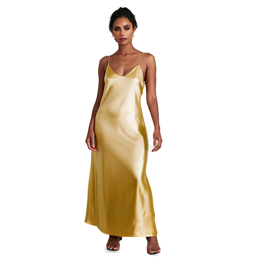 Silk Slip Dress Png Gwo35 PNG Image