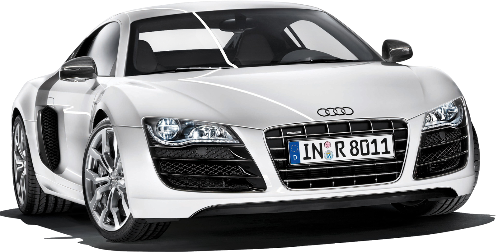 Silver Audi R8 Luxury Sports Car H D PNG Image