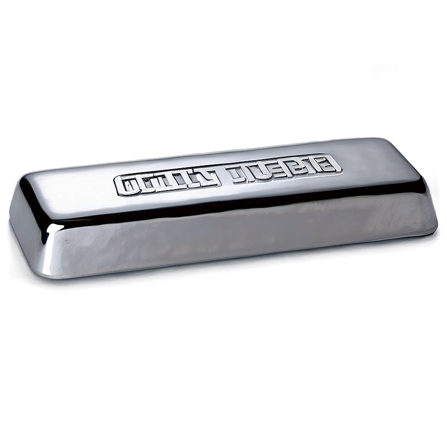 Silver Bar B PNG Image