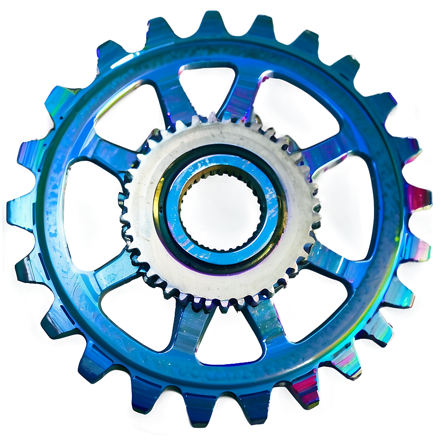 Silver Bicycle Gear Png Wsv PNG Image