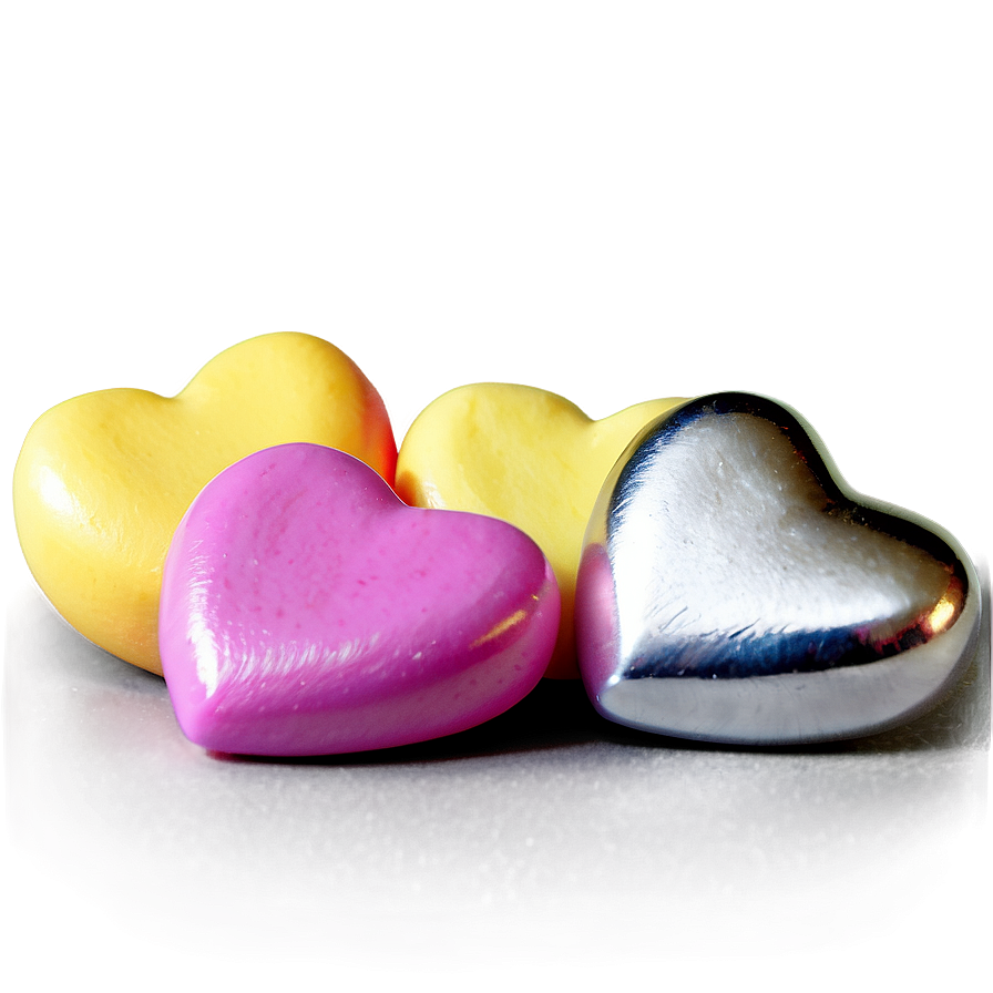 Silver Candy Hearts Png Wgi PNG Image