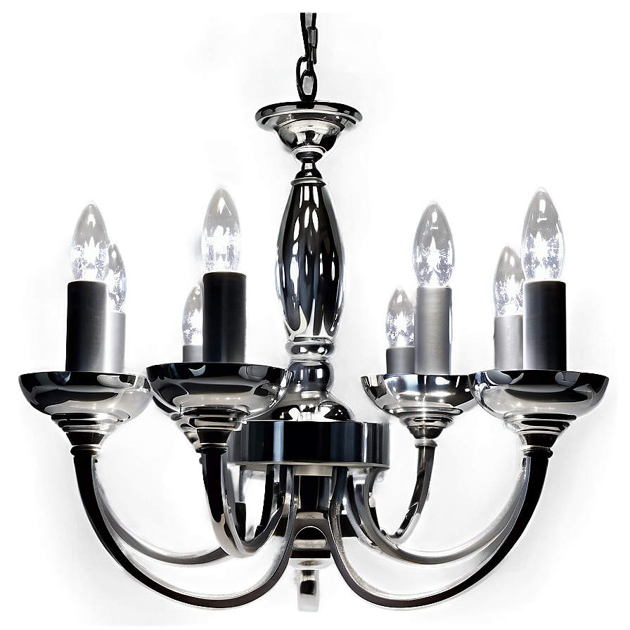 Silver Chandelier Png 10 PNG Image