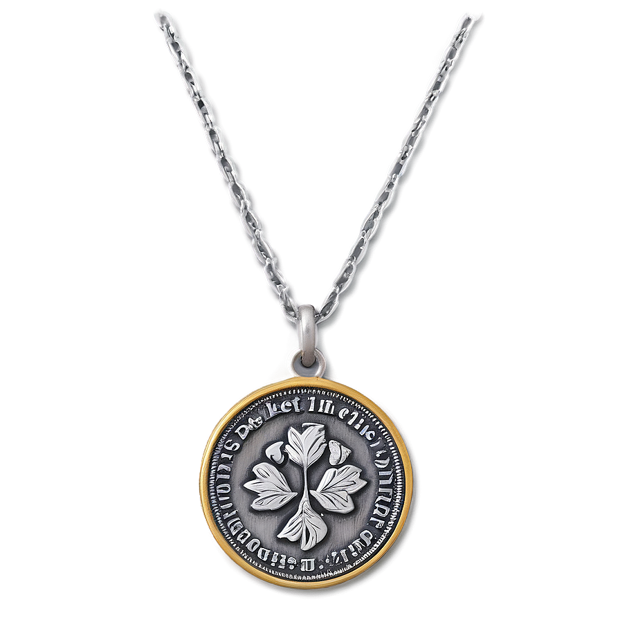 Silver Coin Necklace Png 76 PNG Image