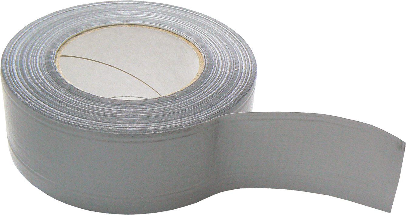 Silver Duct Tape Roll PNG Image