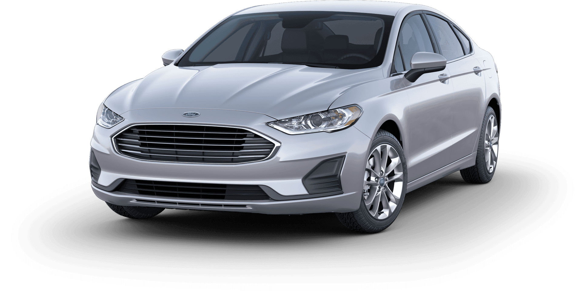 Silver Ford Fusion2020 Model PNG Image