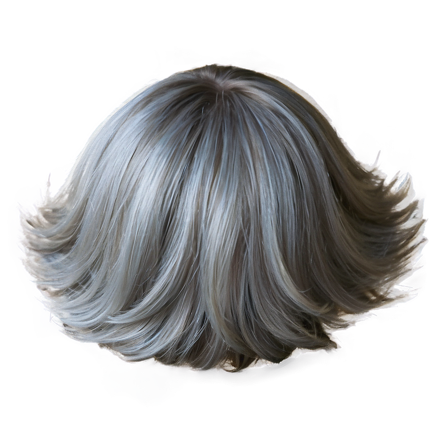 Silver Fox Hairstyle Png Qpv PNG Image