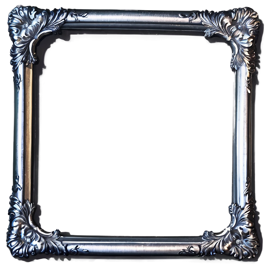 Silver Frame Png 04292024 PNG Image