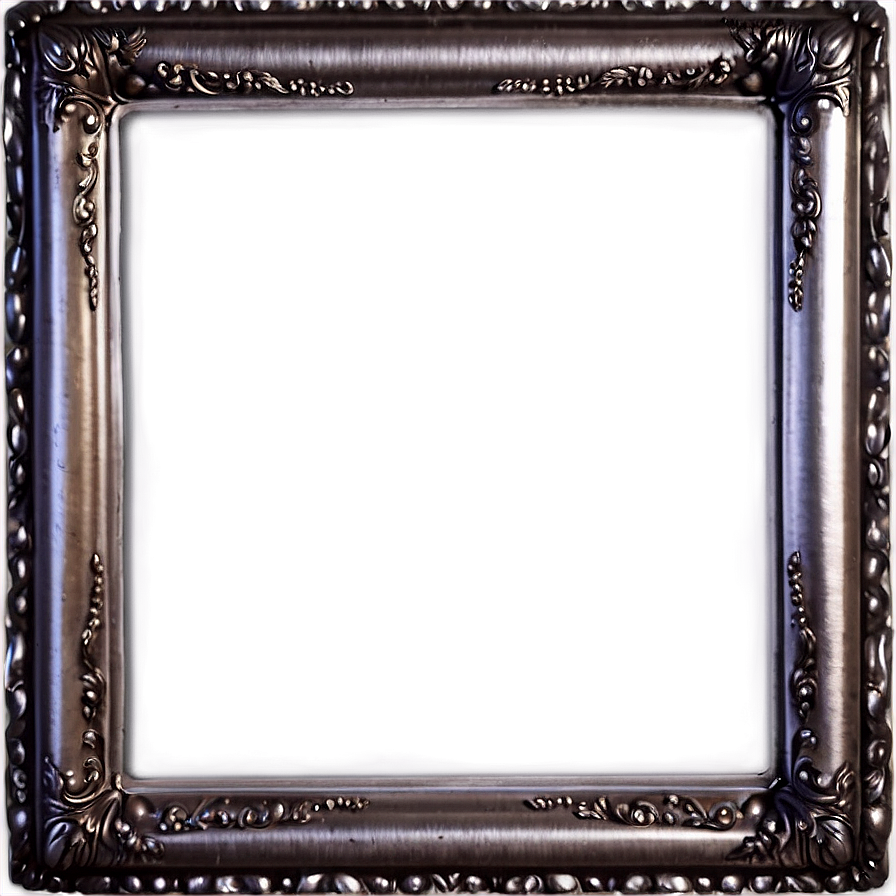 Silver Frame Png Dyt PNG Image