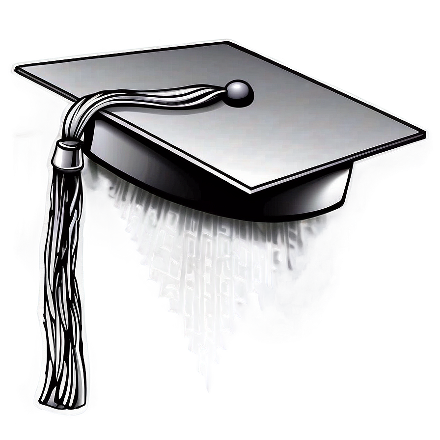 Silver Graduation Cap Clipart 81 PNG Image
