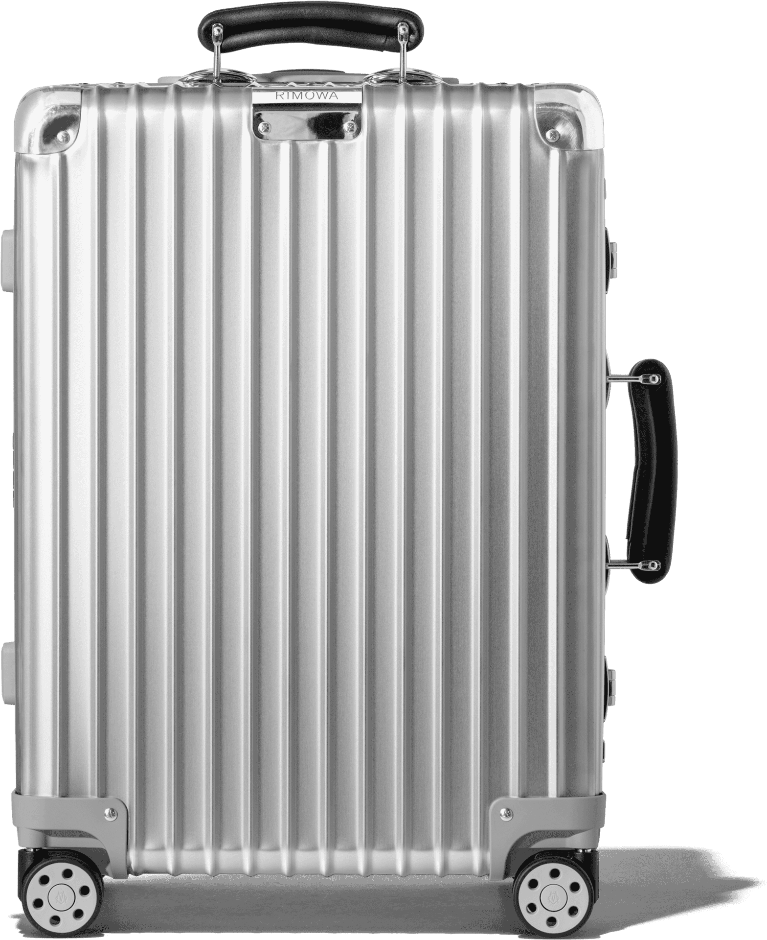 Silver Hardshell Suitcase Rimowa PNG Image