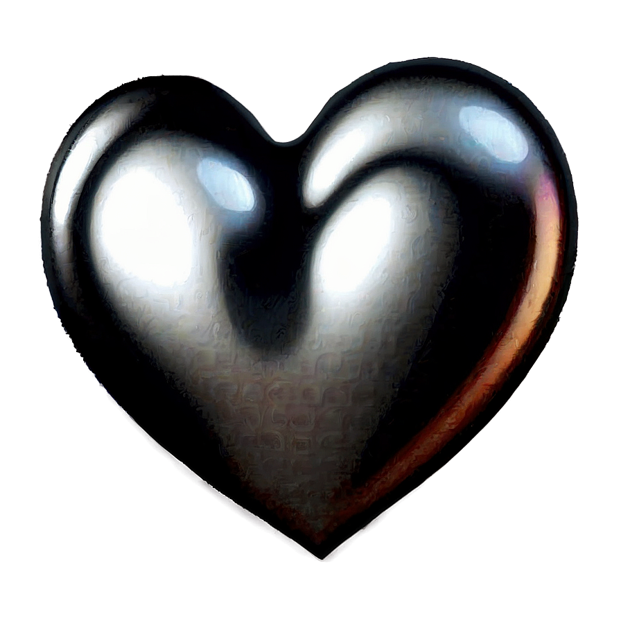 Silver Heart Emoji Png 06282024 PNG Image