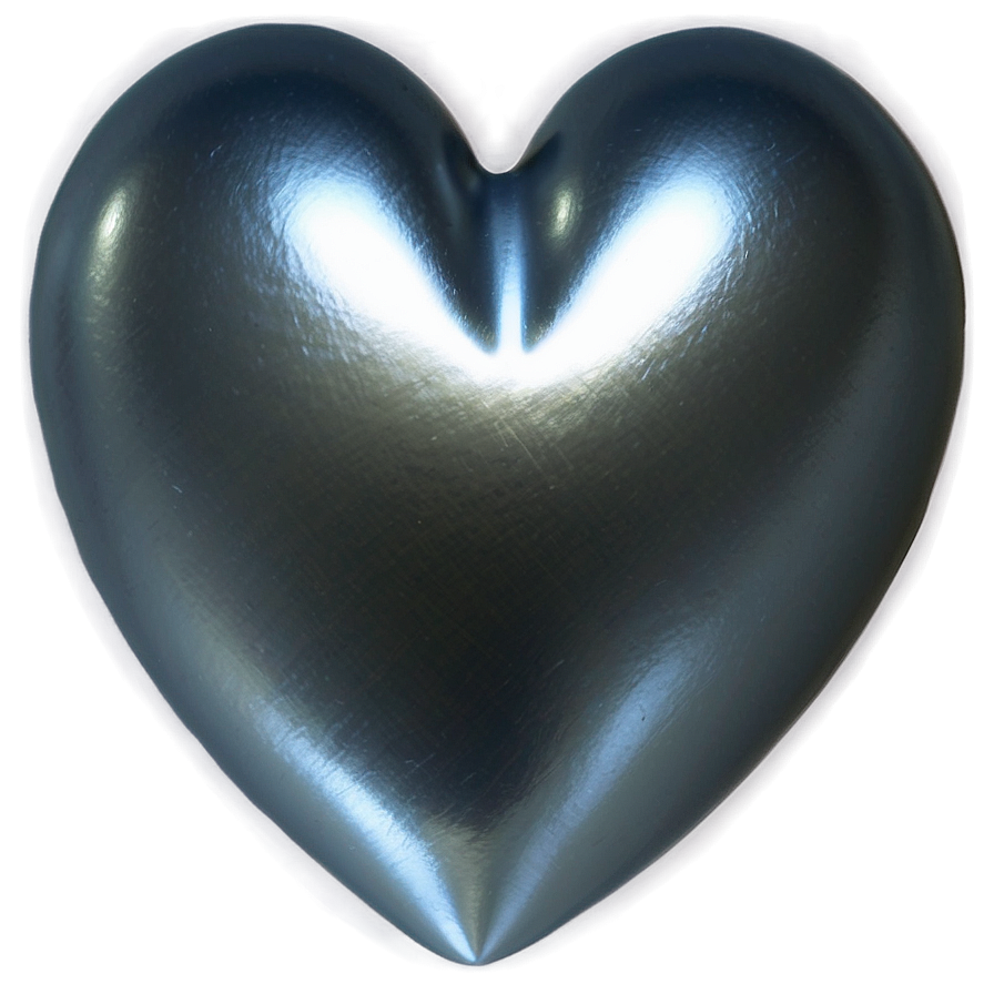 Silver Heart Illustration Png Gxs PNG Image