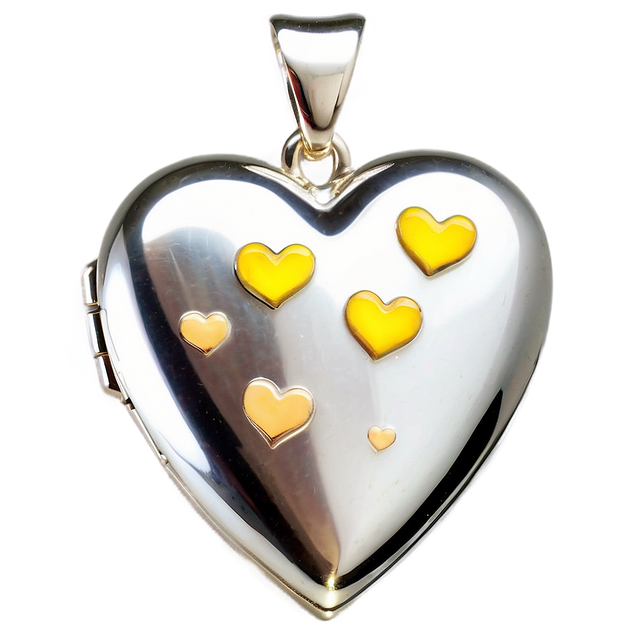 Silver Heart Locket Png 69 PNG Image