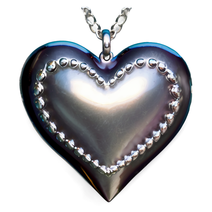 Silver Hearts Png Bxa38 PNG Image