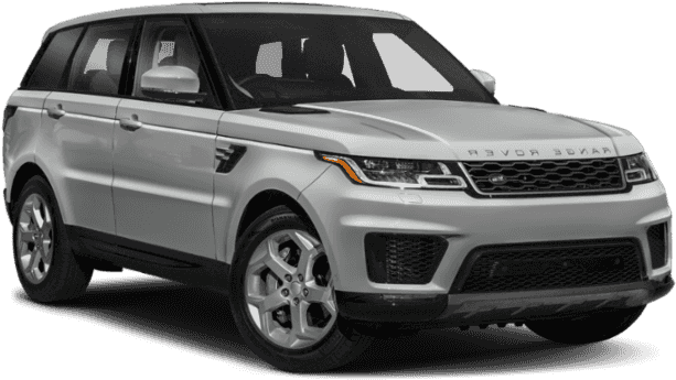 Silver Land Rover Range Rover Sport Side View PNG Image