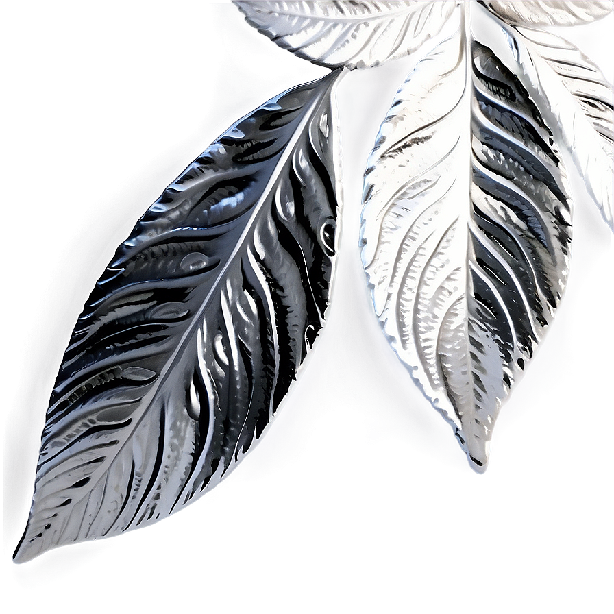 Silver Leaf Nature Png 06112024 PNG Image