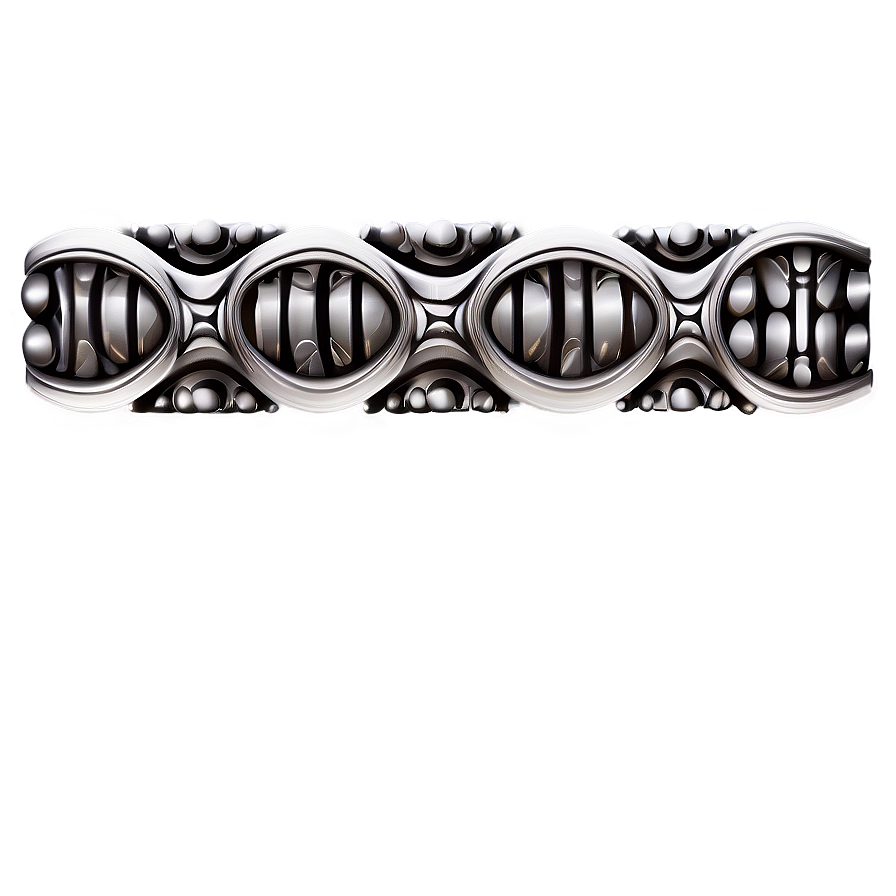 Silver Line Decorative Element Png 70 PNG Image