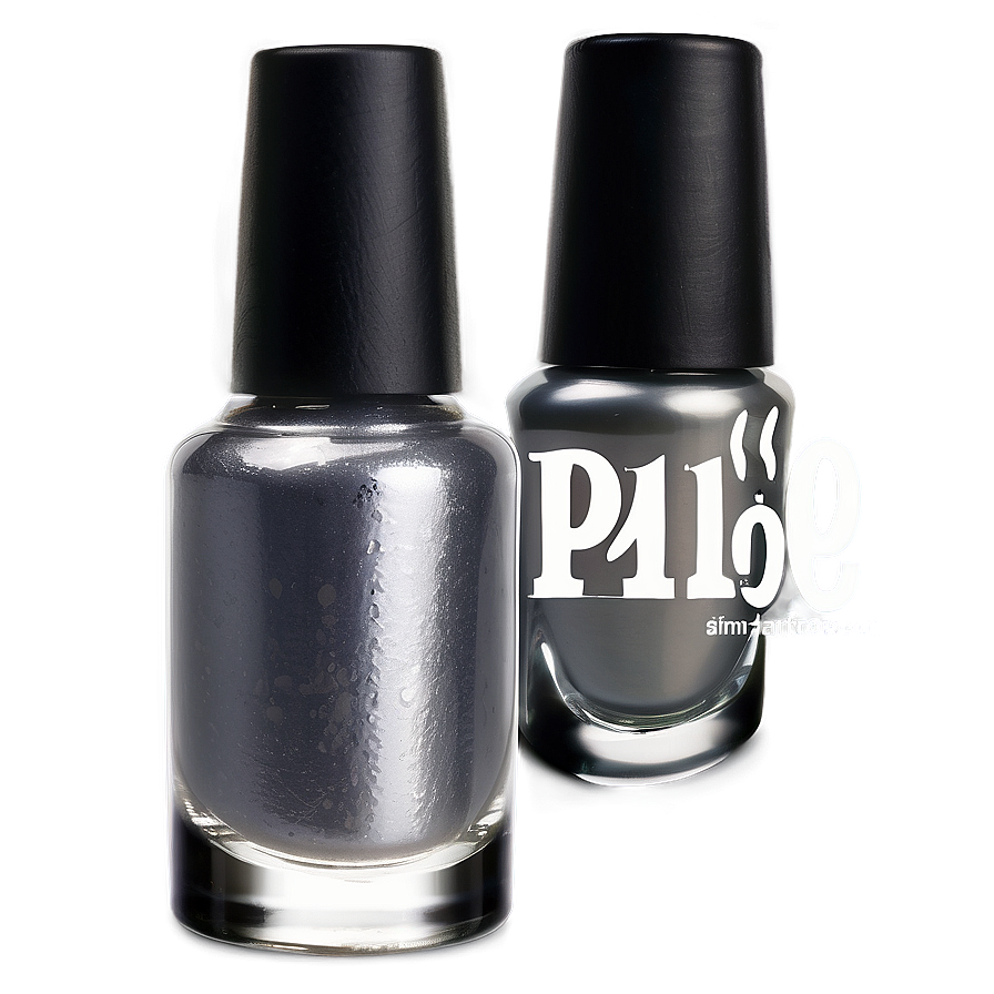 Silver Nail Polish Png Cfo31 PNG Image