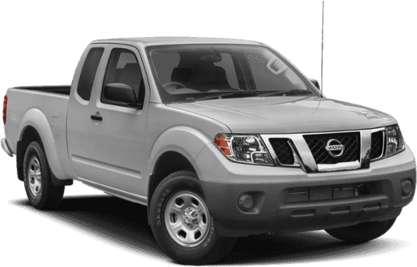 Silver Nissan Frontier Pickup Truck PNG Image