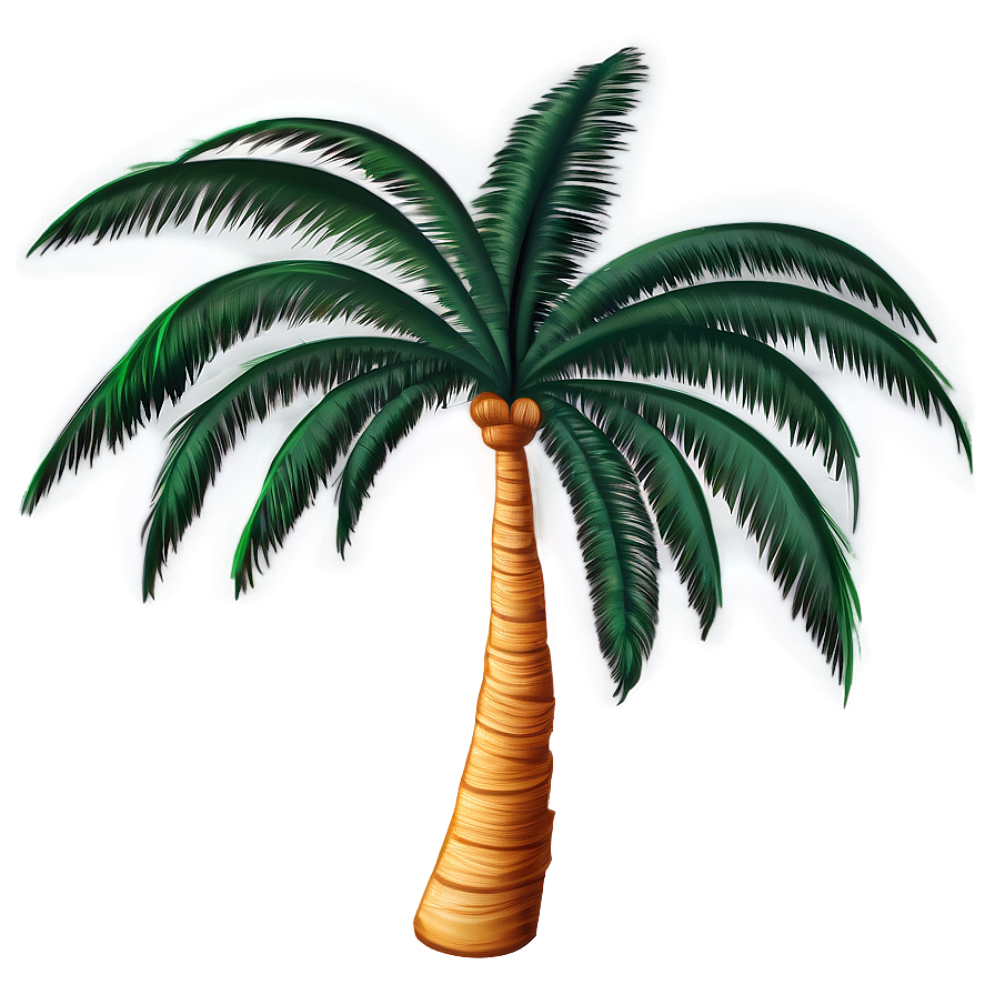 Silver Palm Tree Emoji Png Xdx PNG Image