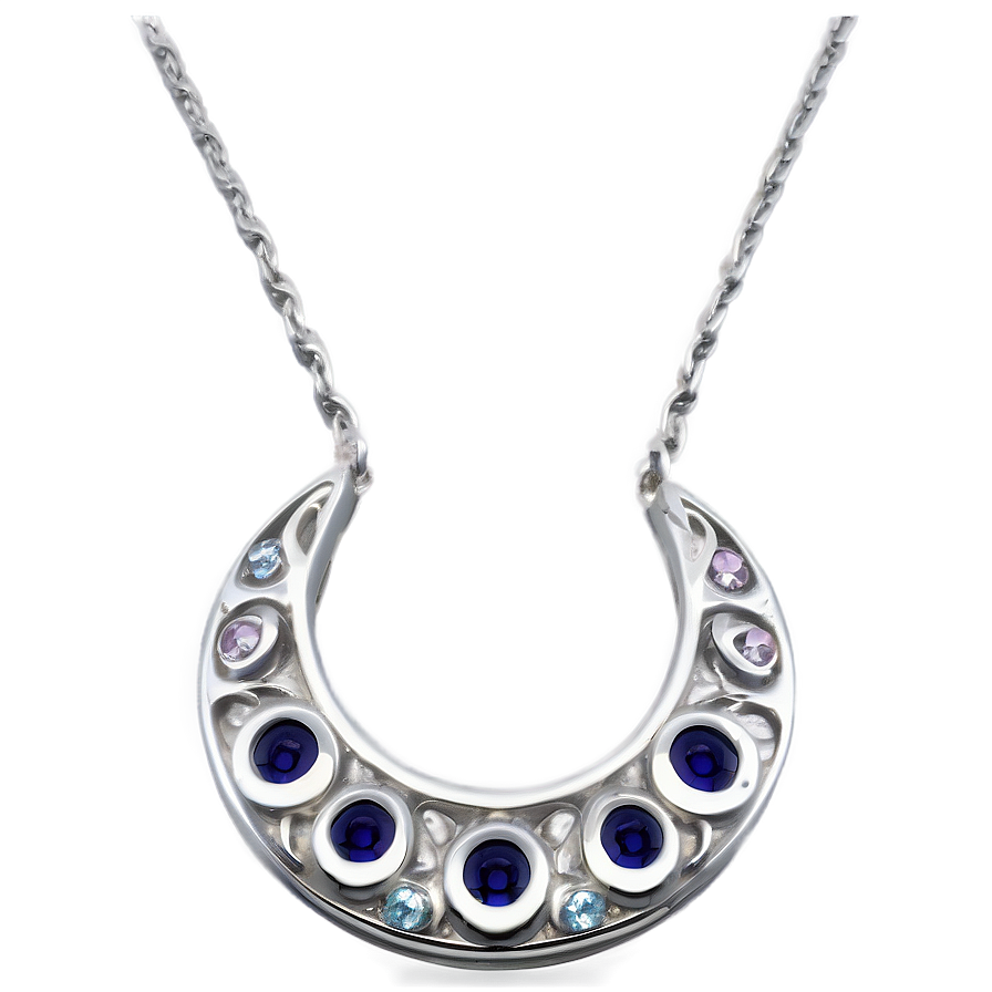 Silver Pendant Necklace Png Des48 PNG Image