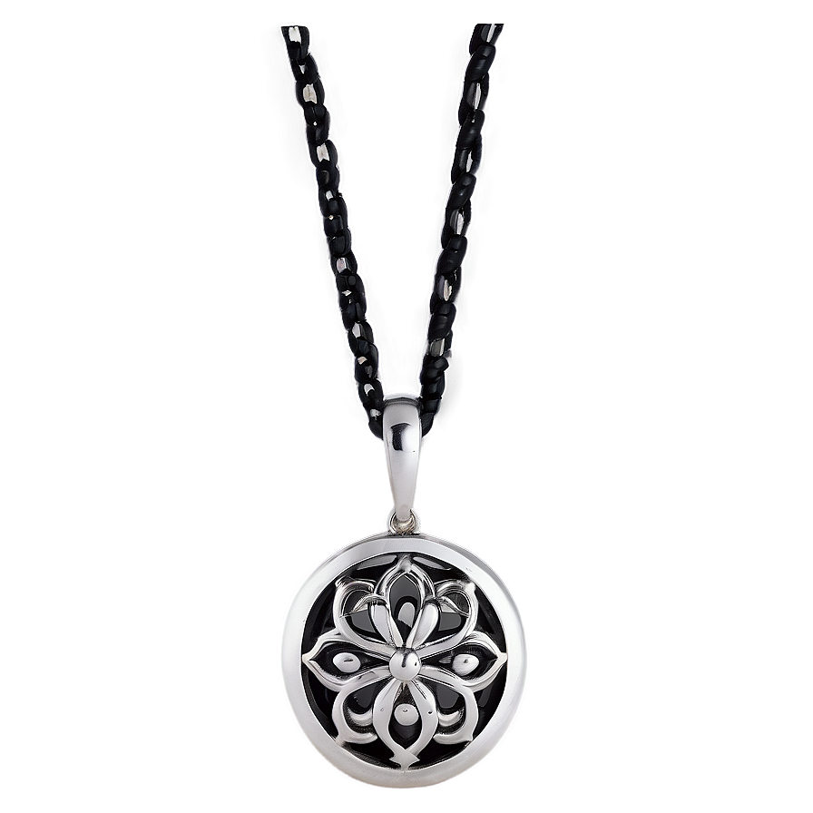 Silver Pendant Necklace Png Ion22 PNG Image