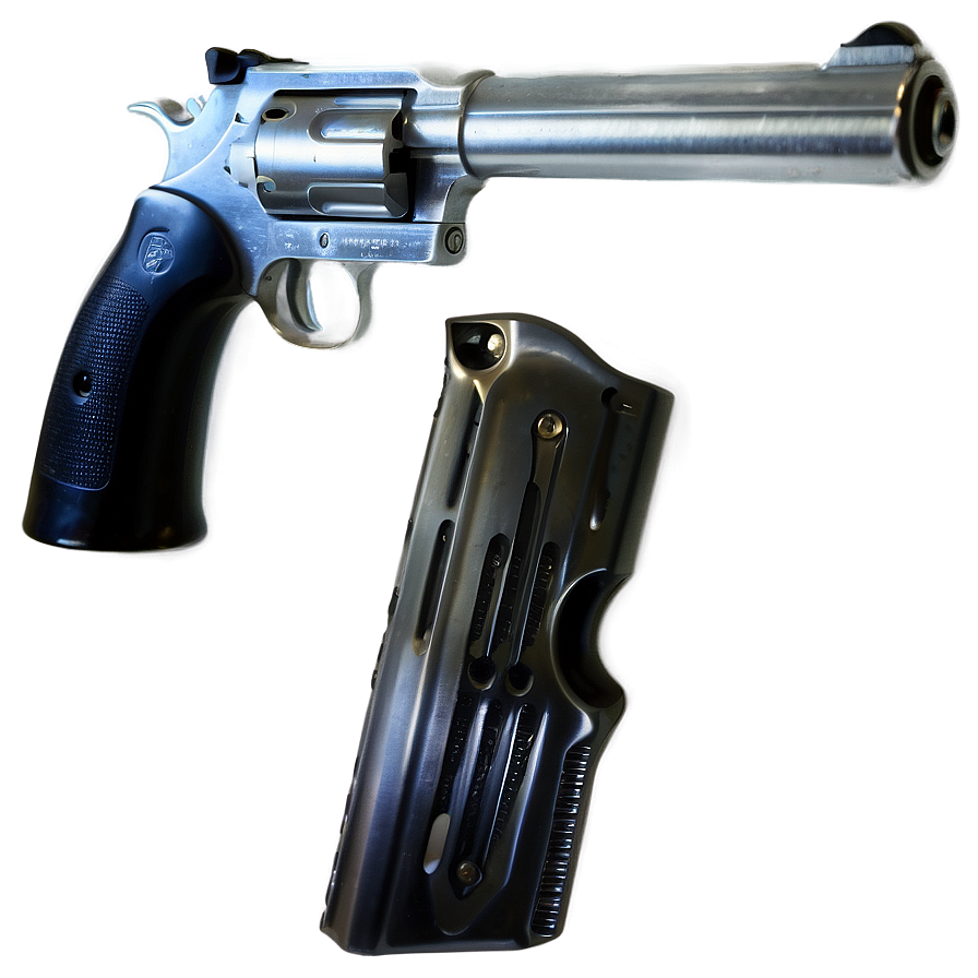 Silver Pistol Png Crt PNG Image