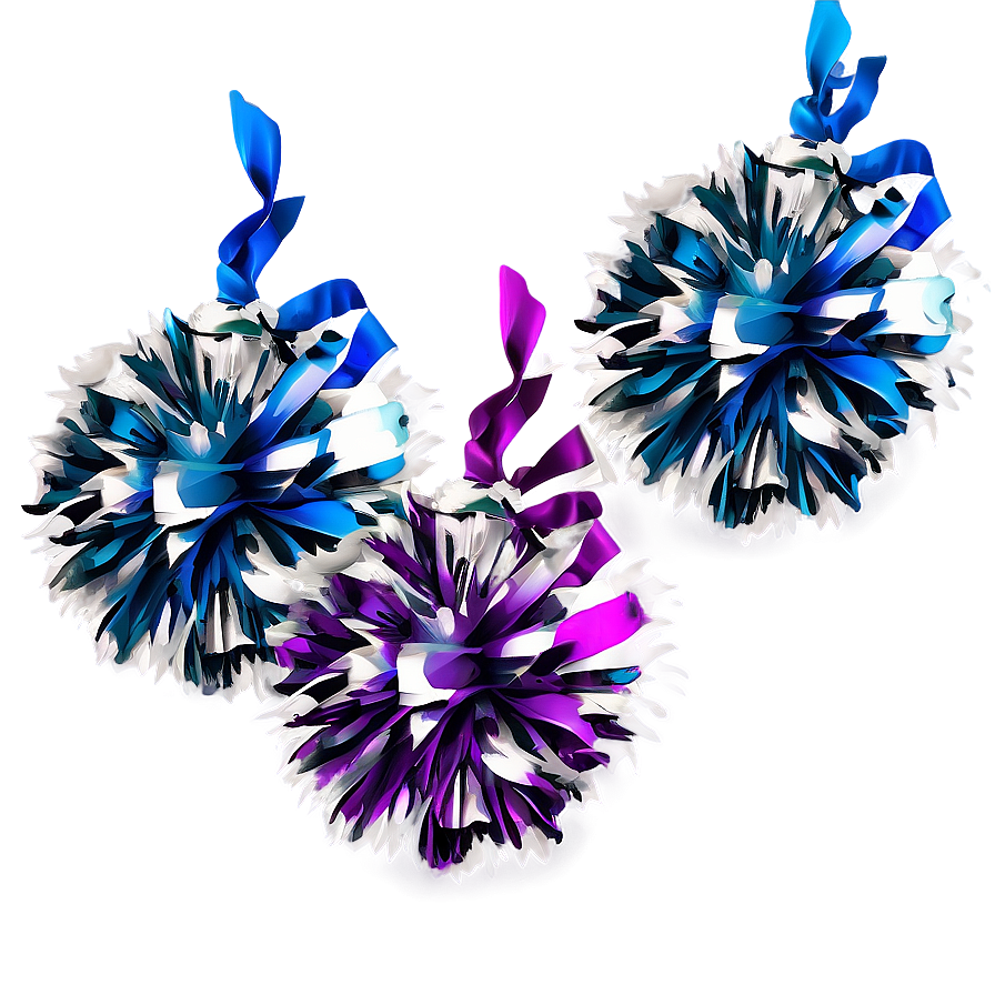 Silver Pom Poms Png Idu PNG Image