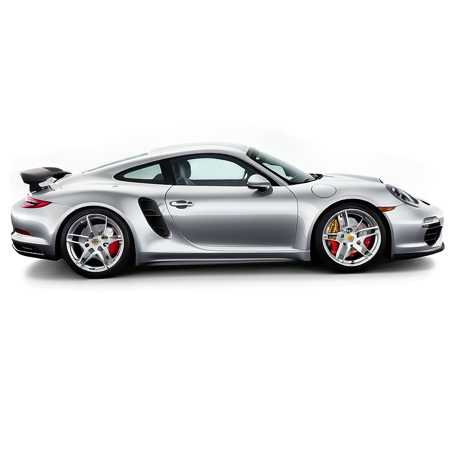 Silver Porsche Png 05062024 PNG Image