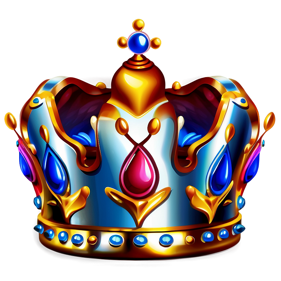 Silver Prince Crown Illustration Png Jqd PNG Image