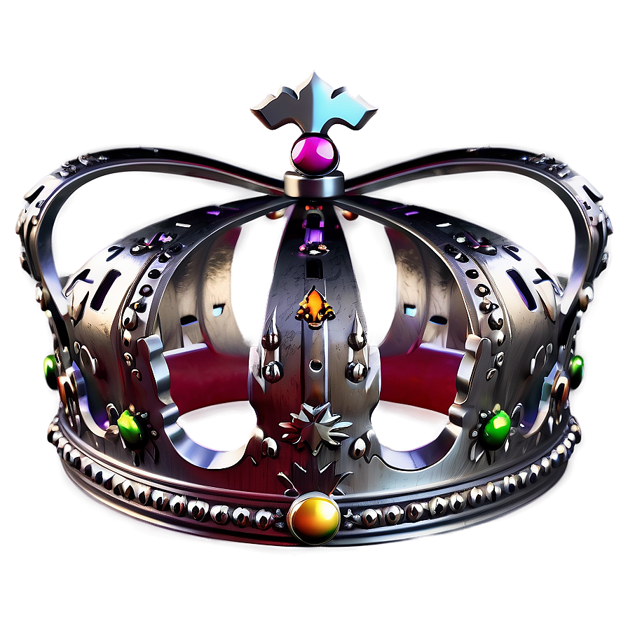 Silver Prince Crown Illustration Png Rqc PNG Image