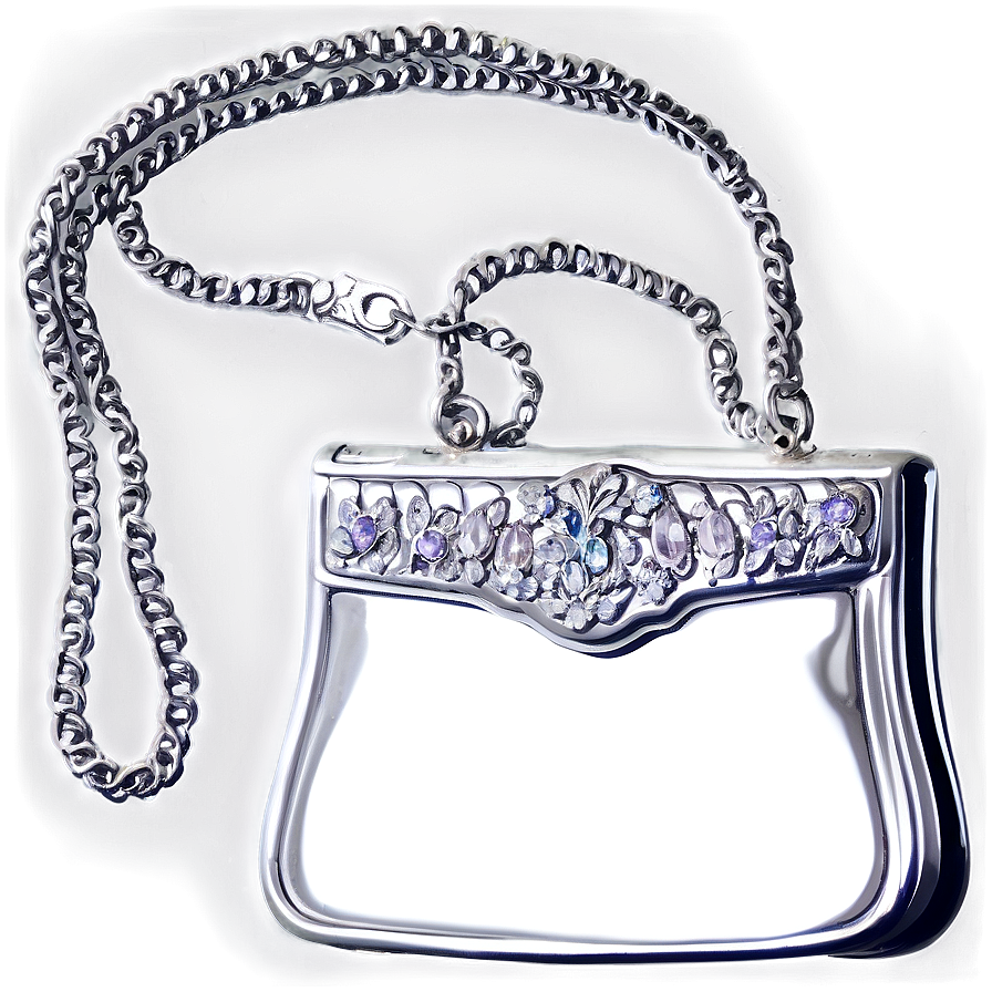 Silver Purse Png 05242024 PNG Image