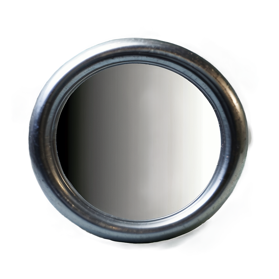 Silver Round Mirror Png 19 PNG Image