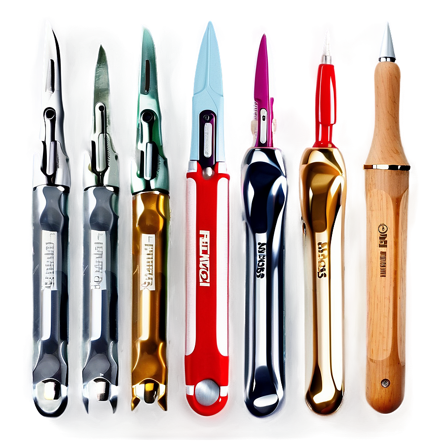 Silver Scalpel Tool Png 92 PNG Image