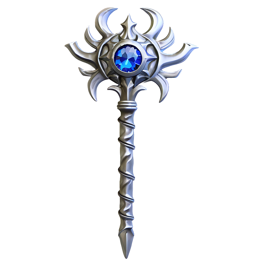 Silver Scepter Png 78 PNG Image