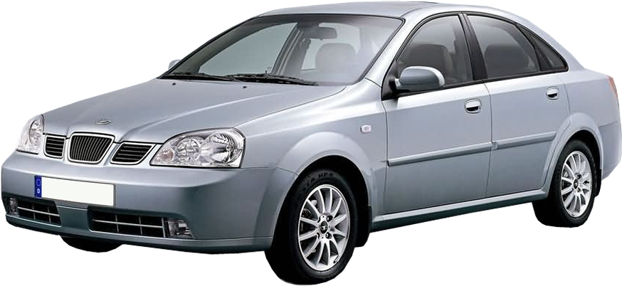 Silver Sedan Car Profile View PNG Image