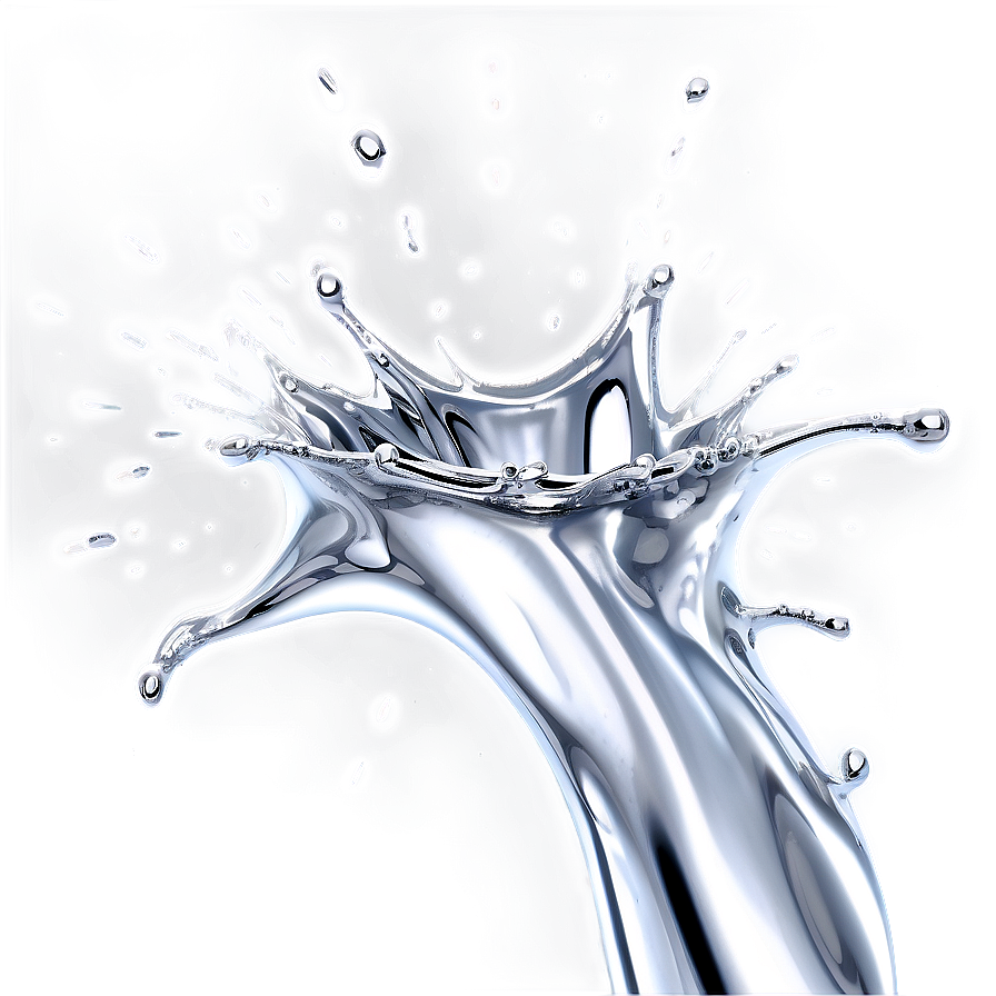 Silver Splash Png Fja36 PNG Image