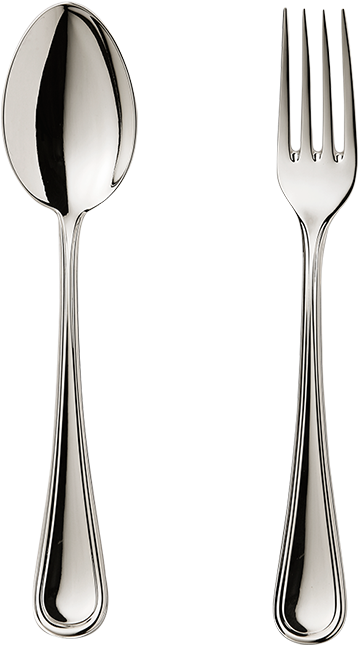 Silver Spoonand Fork PNG Image