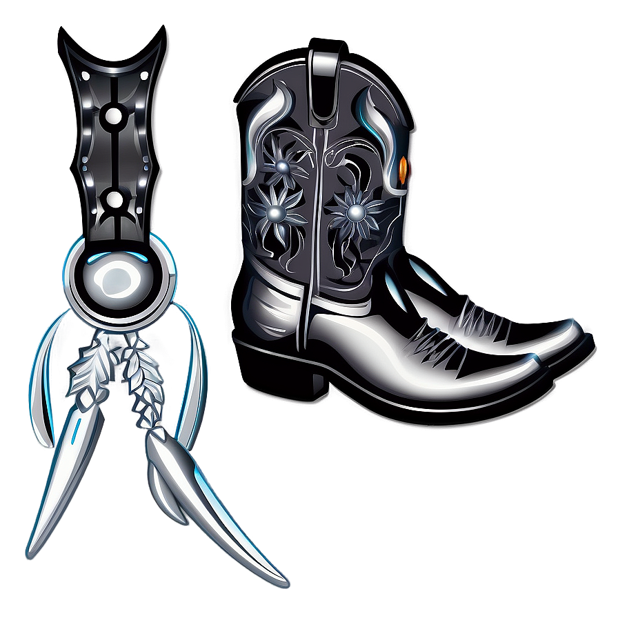 Silver Spurs Clipart Png 06252024 PNG Image