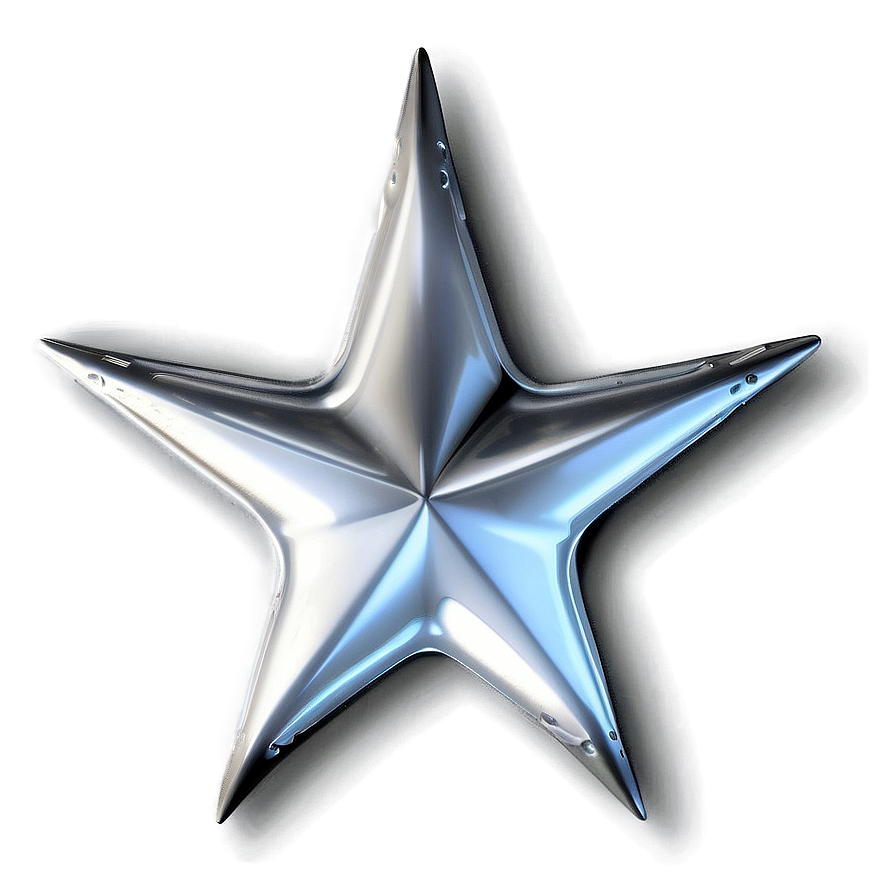 Silver Star Icon Png Kcu5 PNG Image