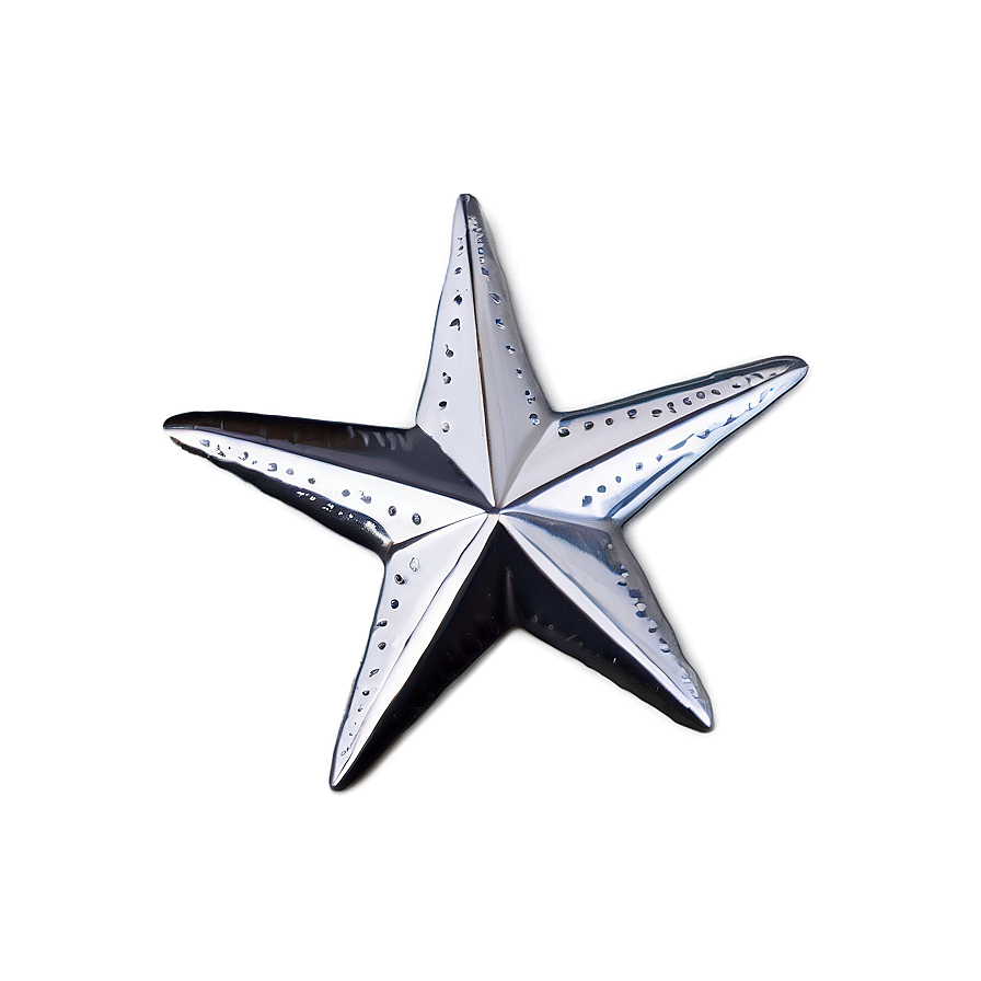 Silver Star Pattern Png Ggp24 PNG Image