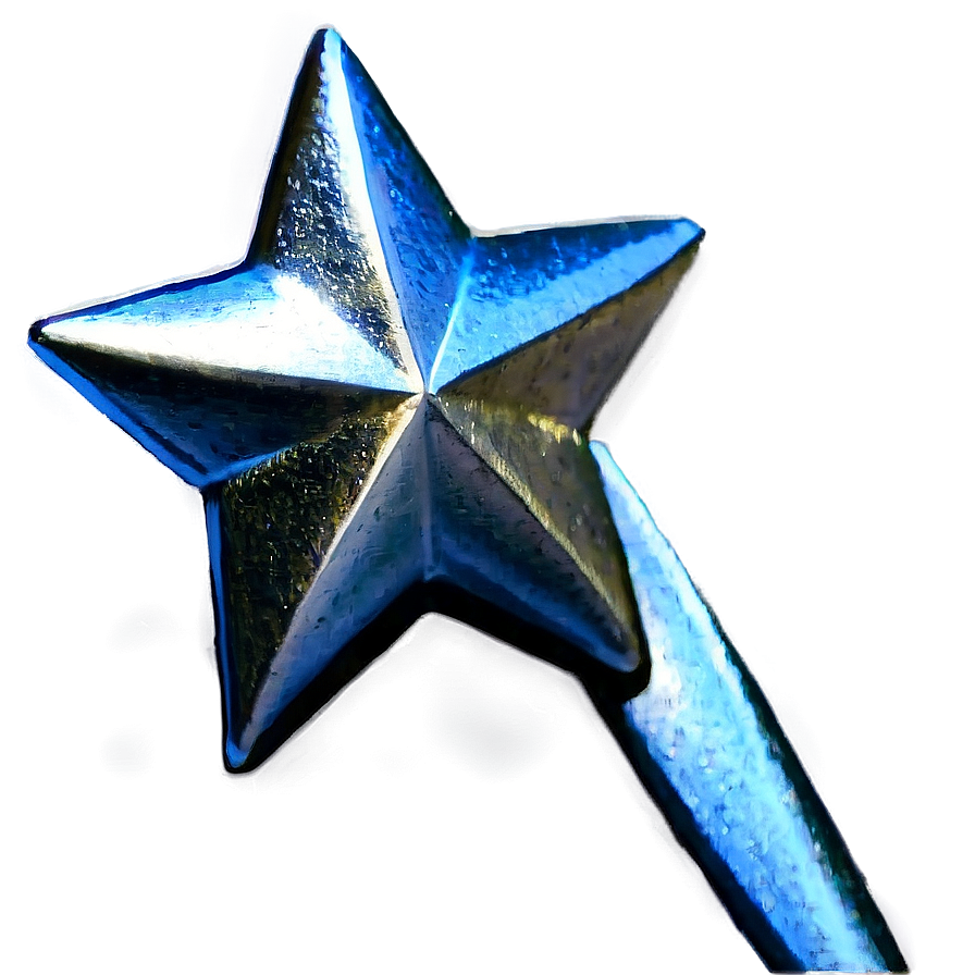 Silver Star Wand Png 88 PNG Image