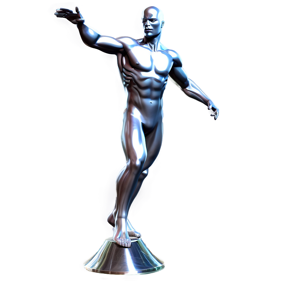 Silver Surfer Action Pose Png Ayw PNG Image