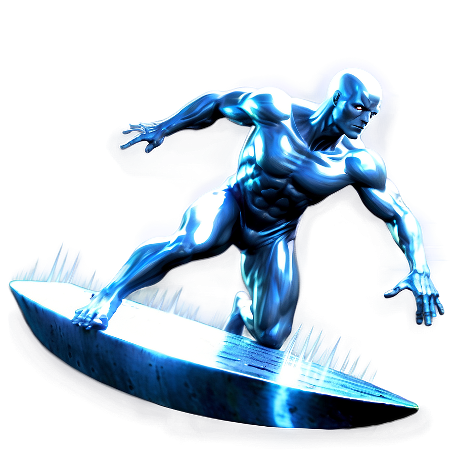 Silver Surfer In Battle Png Oby PNG Image